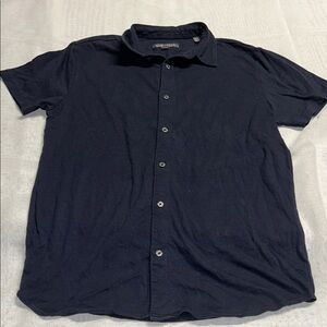 Slate & Stone Dark Blue Casual Button Down Shirt